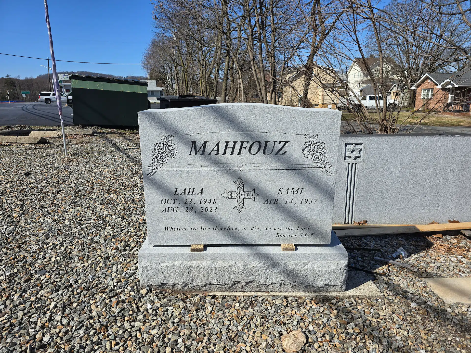 Granite Headstones for Sale hand-carved by Headstone Shop in NJ — image 1