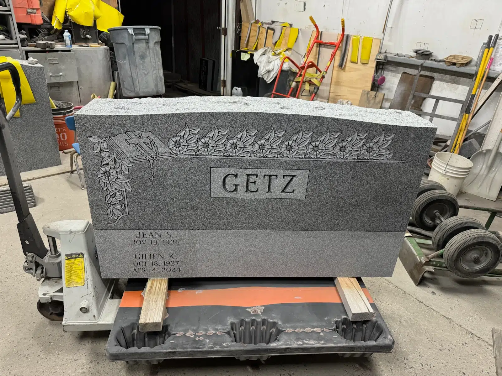 Granite Headstones for Sale hand-carved by Headstone Shop in NJ — image 5